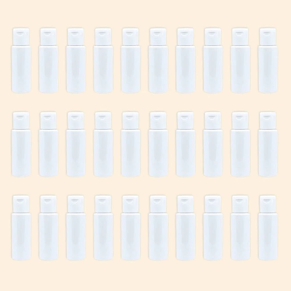 shoprythm Packaging,Plastic Travel Bottles Pack of 30 Plastic Empty FlipTop Bottles 30ml shoprythm Packaging,Plastic Travel Bottles Pack of 30 Plastic Empty FlipTop Bottles 30ml